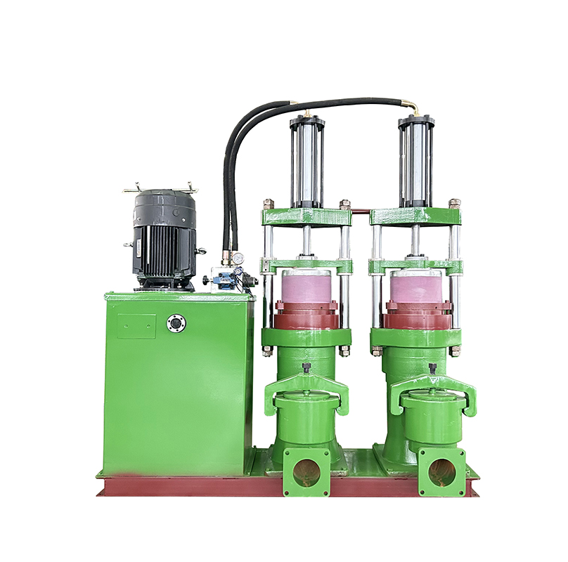 洗沙廠使用YBH300壓濾機節(jié)能柱塞泵現(xiàn)場視頻