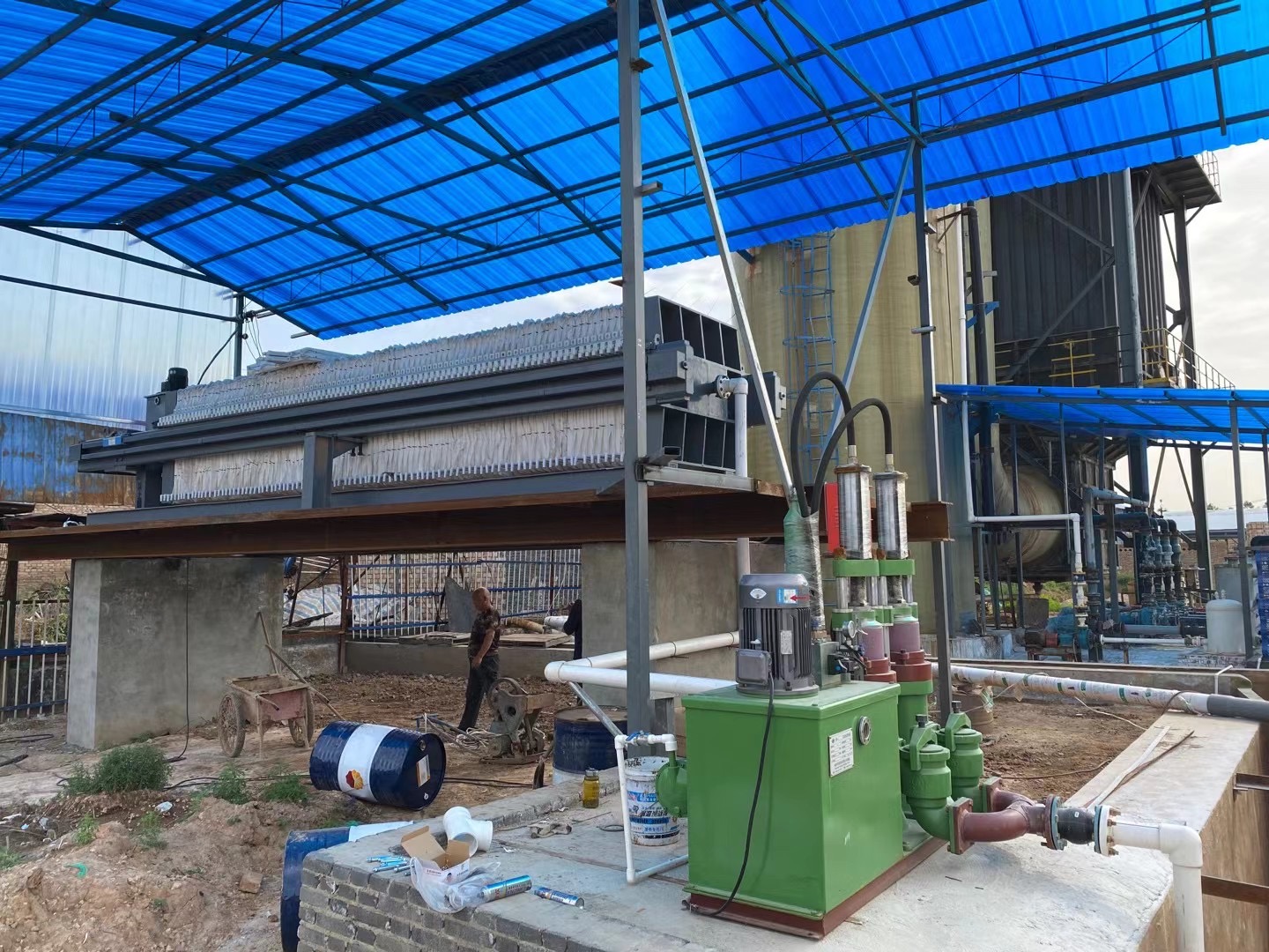 磚廠壓濾機客戶案例5 磚廠壓濾機客戶案例5